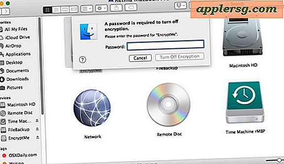 Sådan dekrypteres eksterne drev på Mac