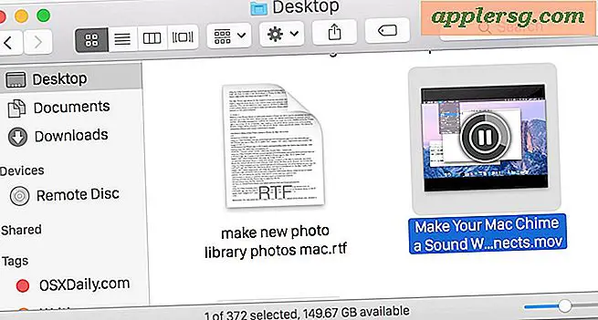 Afspil filmfiler direkte i deres ikoner ved hjælp af Finder i Mac OS X