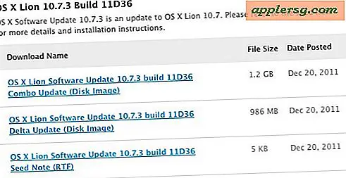 Mac OS X 10.7.3 Build 11D36 Rilasciato per gli sviluppatori