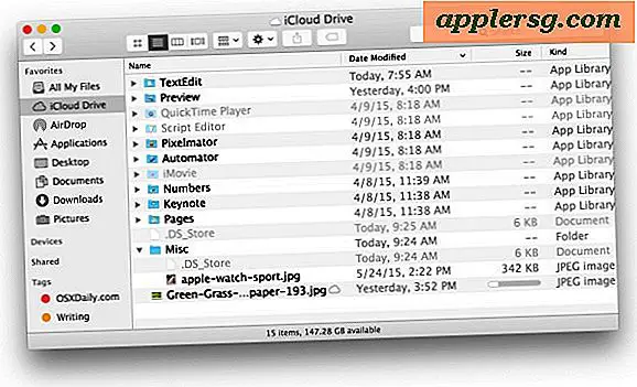 Flyt en fil til iCloud fra Mac OS