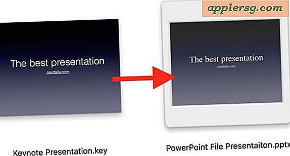 Comment enregistrer un Keynote .key en tant que présentations PowerPoint .pptx sur Mac