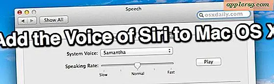 Voeg de Voice of Siri toe aan Mac OS X