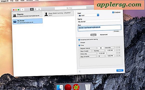 Lingon - Konfigurieren Sie Launchd mit einem GUI-Dienstprogramm für Mac OS X