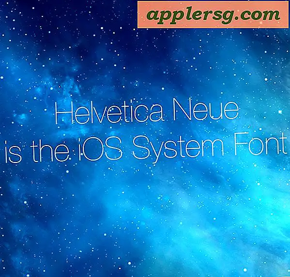 Lav moderne design med iOS-systemfonten, Helvetica Neue