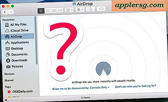 AirDrop ne fonctionne pas?  Utiliser le mode de compatibilité pour le nouveau Mac à Old Mac AirDrop