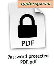 Come creare un file PDF protetto da password in Mac OS X.