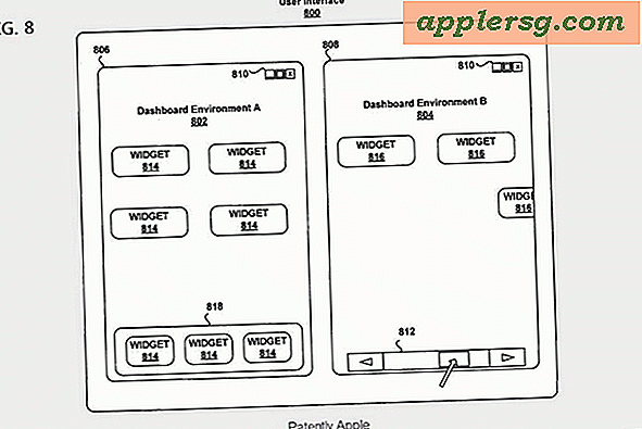 Nieuw patent lijkt op iOS draait bovenop Mac OS X als een dashboard?