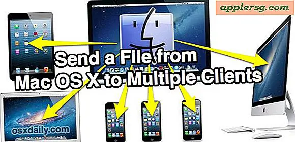 Verzend een bestand naar meerdere externe Macs of iOS-apparaten vanuit de Mac OS X Finder