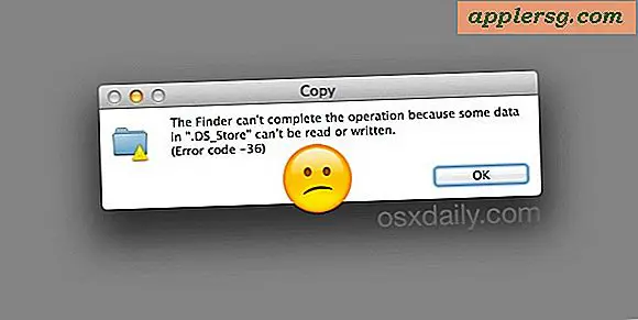 Sådan repareres fejlkode 36 i Mac OS X Finder