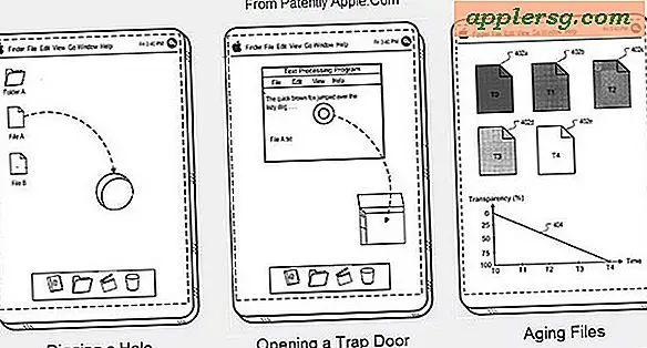 Neue Gesten für Mac OS X und iOS Im Apple-Patent gezeigt: Graben, Shredden, Öffnen einer Falltür, Gießen, Schütteln zum Arrangieren