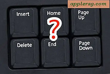 Die "Home" & "End" -Knopf-Äquivalente auf Mac-Tastaturen