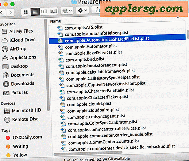 Come cambiare la dimensione del testo dei caratteri del Finder in Mac OS X.