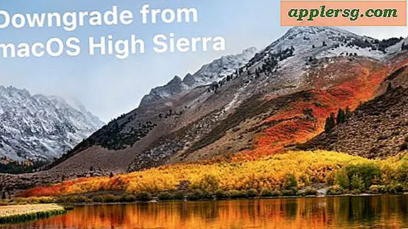 Hoe MacOS High Sierra Beta downgraden naar Sierra of El Capitan met Time Machine