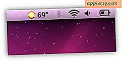 Afficher la météo dans la barre de menus de Mac OS X