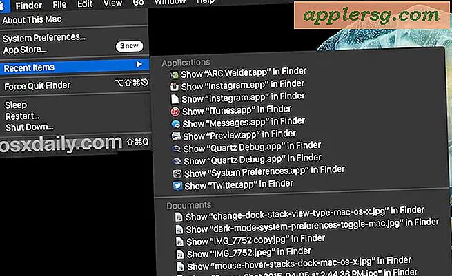 Buka Folder Berisi Dokumen atau Aplikasi Terbaru di Mac OS X