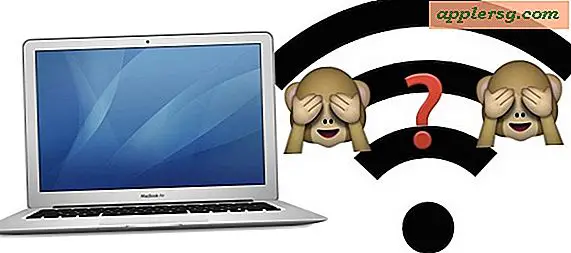 Sådan glemmer du et Wi-Fi-netværk i Mac OS X