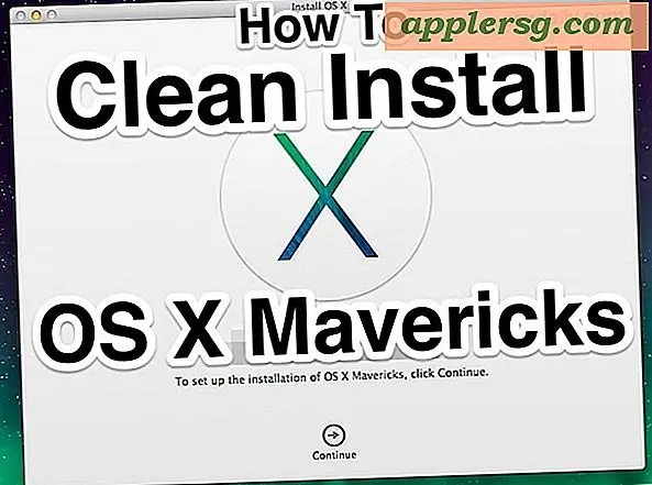 Hoe schoon te maken Installeer OS X Mavericks