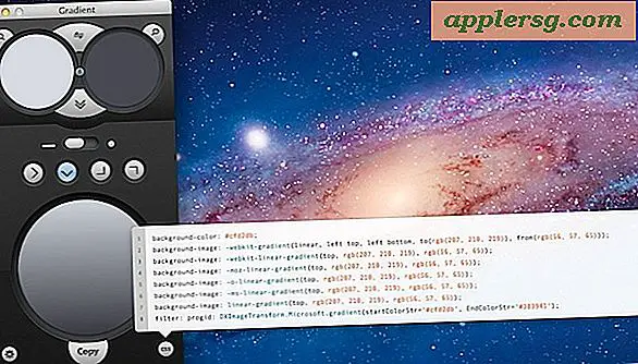 Fremstil nemt CSS Background Gradient Code i Mac OS X