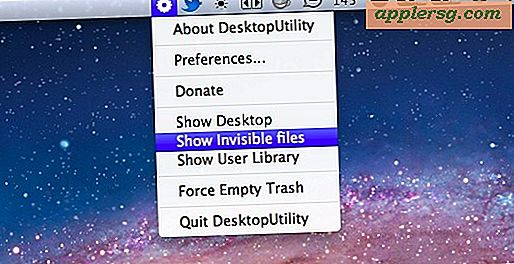 Ontvang 4 nuttige Mac OS X-functies in je menubalk met DesktopUtility