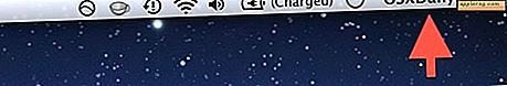 Fjern brugernavnet fra menulinjen i Mac OS X