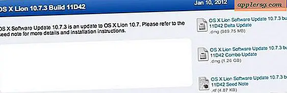 Nieuw OS X 10.7.3 Build 11D42 uitgebracht voor ontwikkelaars