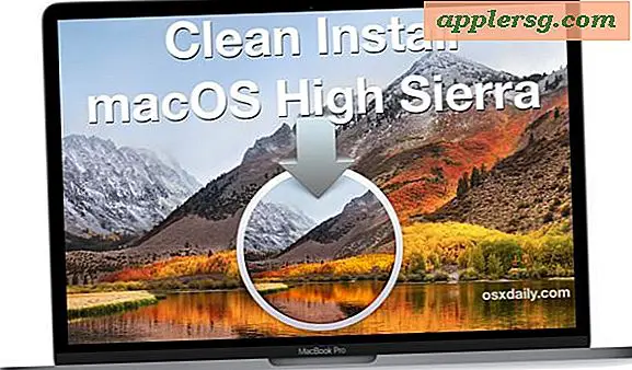 Sådan rengøres installere MacOS High Sierra