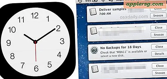 Planlægning forstyrrer ikke i Mac OS X for at stoppe snigende notifikationer på Mac