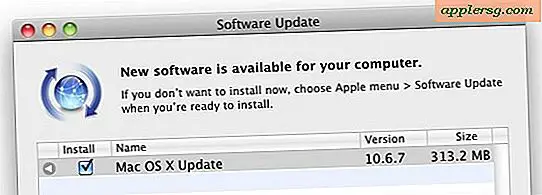 Mac OS X 10.6.7 Update är tillgänglig för nedladdning
