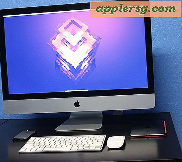 Impostazioni Mac: iMac Desk di un editor per studenti e video
