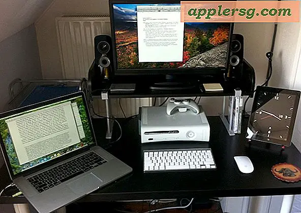 Mac-Setup: Schreibtisch eines Masters-Studenten