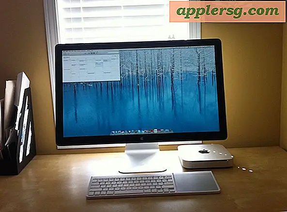 Mac Opsætning: Rengør og simpel Mac Mini Desk