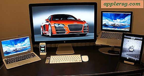 Mac setups: MacBook Pro, Apple Cinema Display, iPad 2 en MacBook Air