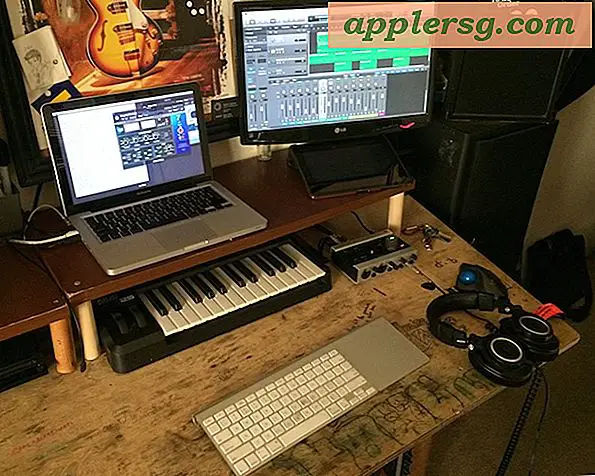 การตั้งค่า Mac: โต๊ะ MacBook Pro ของวิศวกรเสียงและนักเรียน