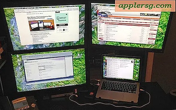 Mac-instellingen: de Quad Display MacBook Pro-installatie van een programmeerapparaat