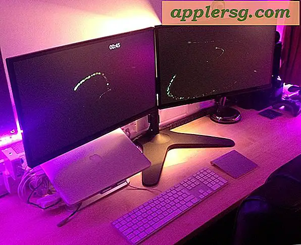 Mac Setup: Dual-Display MacBook Pro Retina mit benutzerdefinierter LED-Hintergrundbeleuchtung