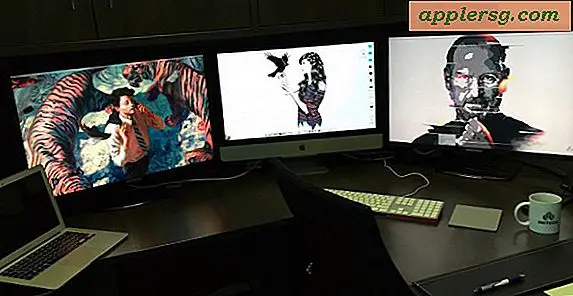 Mac Setup: Dreifache Anzeige Retina iMac Workstation