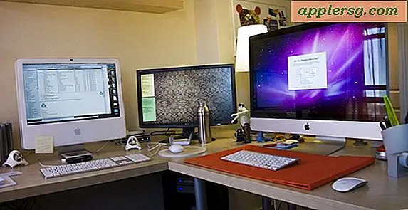 Mac Setups: 27 "iMac mit älterem iMac und externem LCD