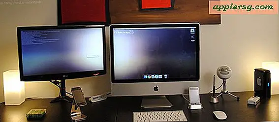 Mac-opsætninger: iMac med en ekstern skærm