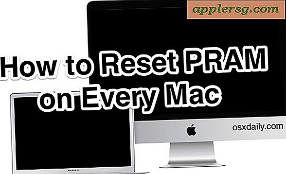 Comment réinitialiser PRAM sur un Mac