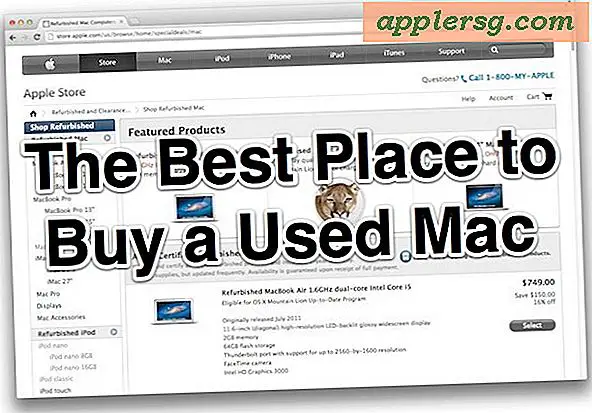 Det bedste sted at købe en brugt Mac er Apple Refurbished Online Store