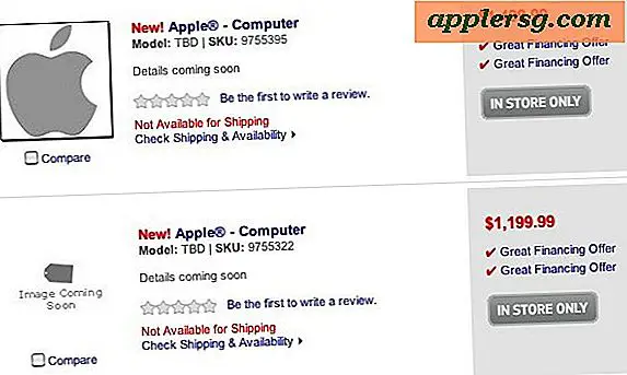 MacBook Pro 2011 Opdatering vises tidligt på BestBuy.com?