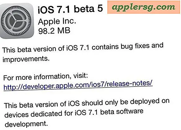 आईओएस 7.1 बीटा 5 डेवलपर्स को जारी किया गया