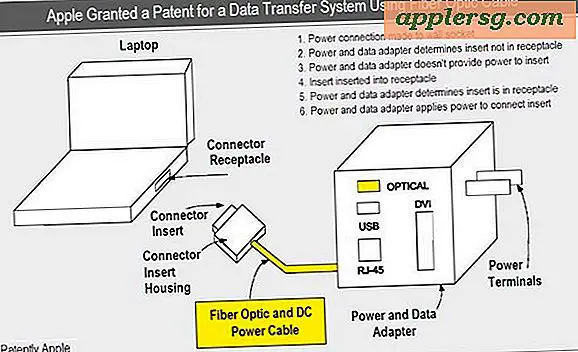 Patent schlägt zukünftige Apple Hardware vor, um Light Peak zu erhalten
