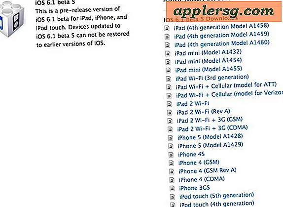 iOS 6.1 bèta 5 uitgebracht voor ontwikkelaars