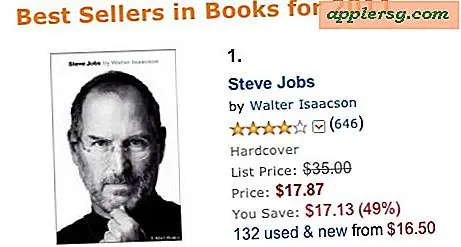 Steve Jobs Biography is het best verkochte boek voor 2011 over Amazon