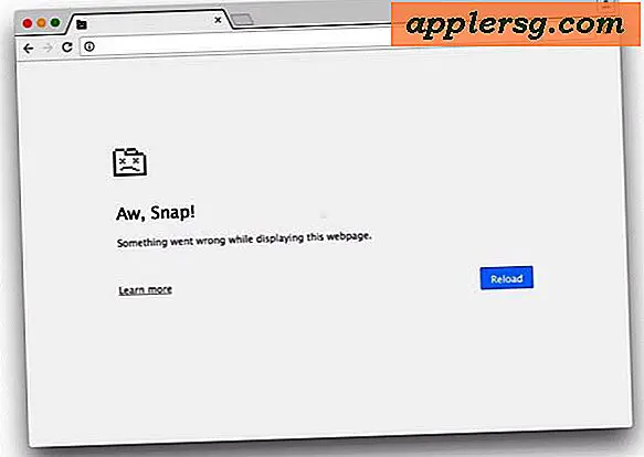 Risolvere il problema di blocco della pagina "Aw Snap" in Chrome