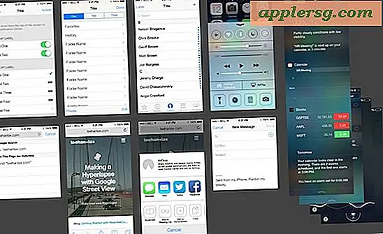 Facilement maquiller iOS 7 Apps & Interfaces avec un modèle d'interface graphique iOS 7 gratuit PSD