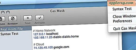 Wissel en beheer meerdere hosts bestanden met gasmasker